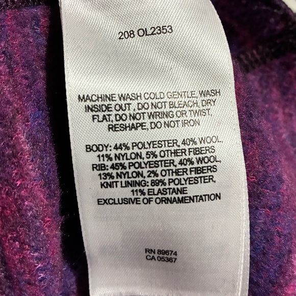 Mountain Hardwear Sarafin Full-zip Wool Blend Cardigan Sweater Jacket Athletic S - Picture 4 of 10